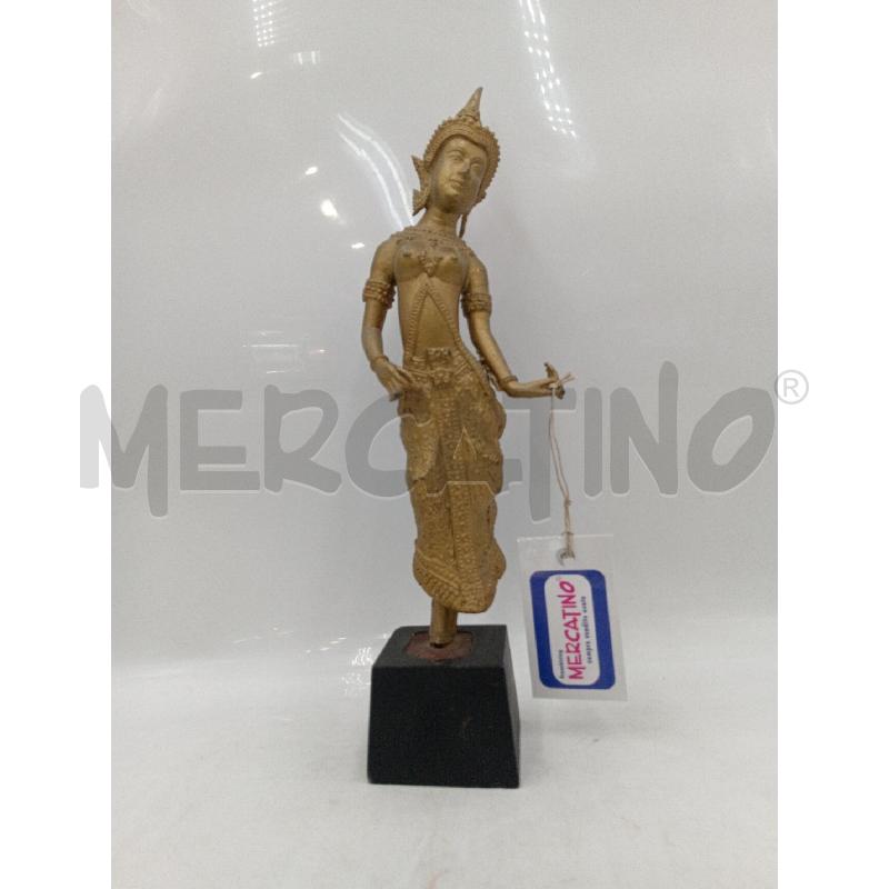 STATUETTA INDONESIA LEGA DORATA H. 42 | Mercatino dell'Usato Moncalieri bengasi 1
