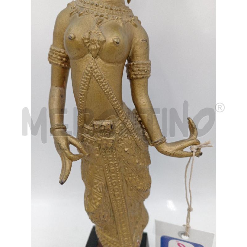 STATUETTA INDONESIA LEGA DORATA H. 42 | Mercatino dell'Usato Moncalieri bengasi 3
