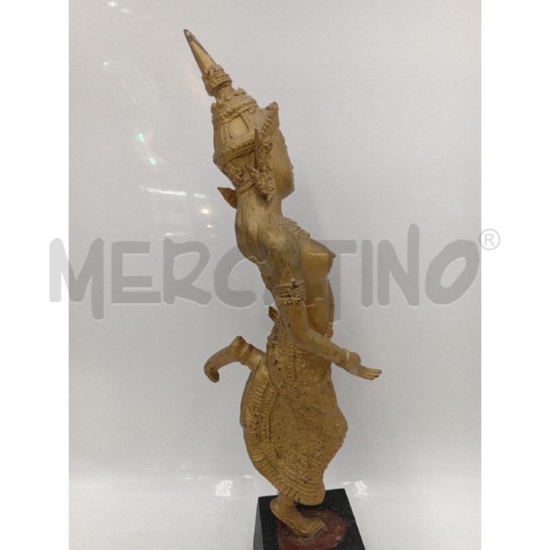 STATUETTA INDONESIA LEGA DORATA H. 42 | Mercatino dell'Usato Moncalieri bengasi 4