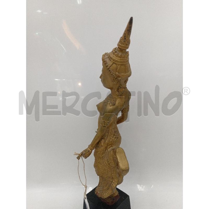 STATUETTA INDONESIA LEGA DORATA H. 42 | Mercatino dell'Usato Moncalieri bengasi 5