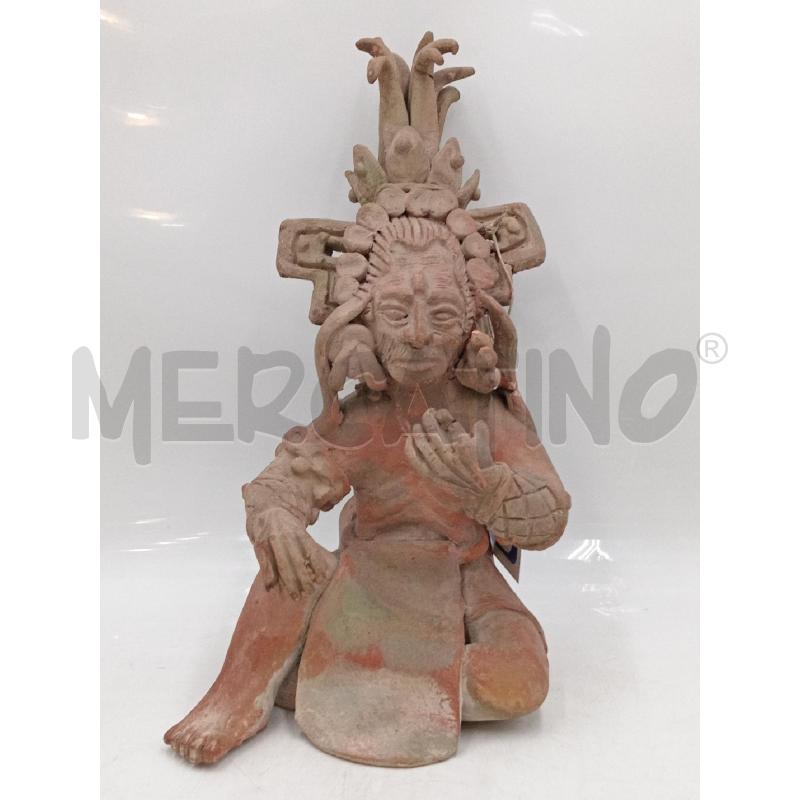 STATUETTA TERRACOTTA INCA H. 32 | Mercatino dell'Usato Moncalieri bengasi 1