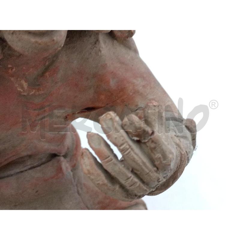 STATUETTA TERRACOTTA INCA H. 32 | Mercatino dell'Usato Moncalieri bengasi 5