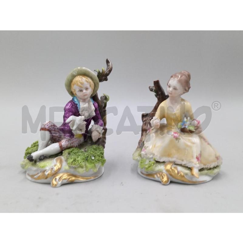 STATUETTE CAPODIMONTE ROTTE INNAMORATI  | Mercatino dell'Usato Moncalieri bengasi 1