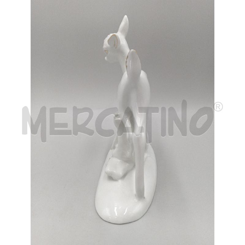 STATUINA CERBIATTI CAB FINISSIME PORCELLANE FIRENZE ALTO CM 21 | Mercatino dell'Usato Moncalieri bengasi 3