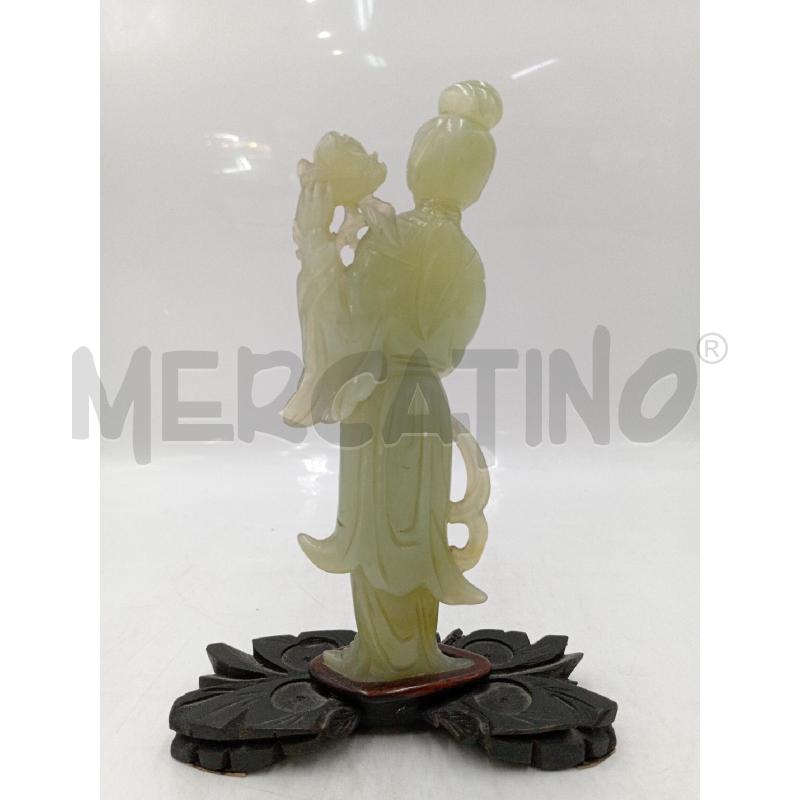 STATUINA GIADA GIAPO VERDE GHENSHA TESTA CAPITOZZATA | Mercatino dell'Usato Moncalieri bengasi 3