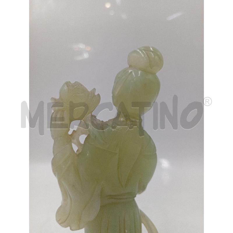 STATUINA GIADA GIAPO VERDE GHENSHA TESTA CAPITOZZATA | Mercatino dell'Usato Moncalieri bengasi 4