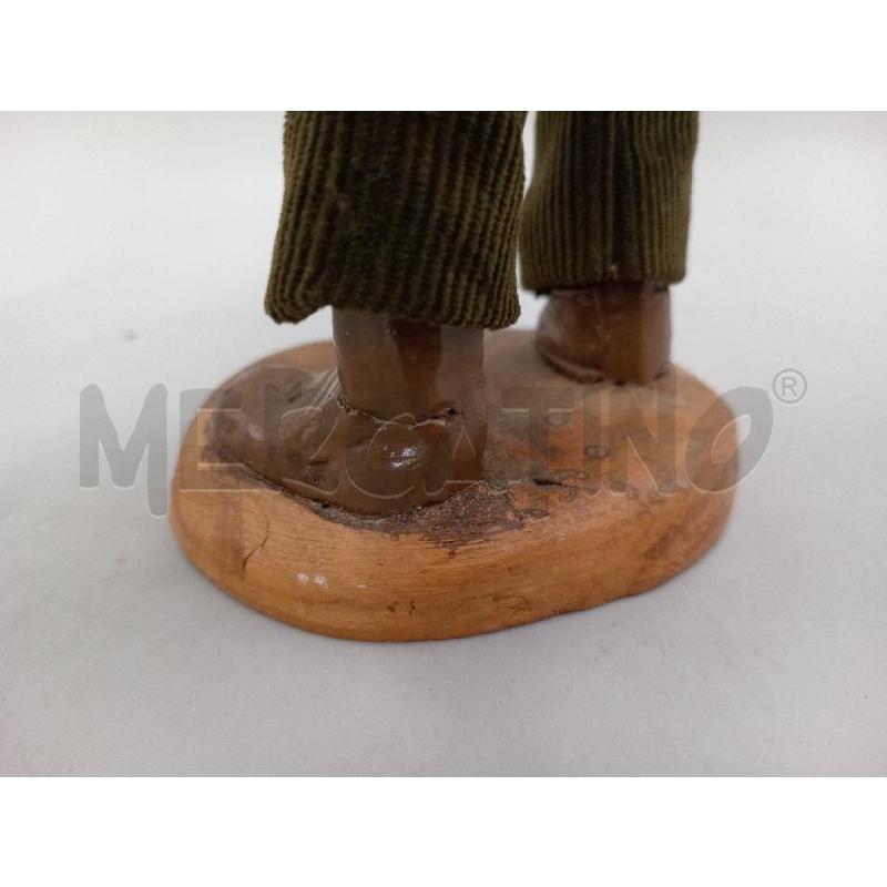STATUINA SANTON PROVENZALE CON FALCE PIEDI INCOLLATI CM 28 | Mercatino dell'Usato Moncalieri bengasi 3