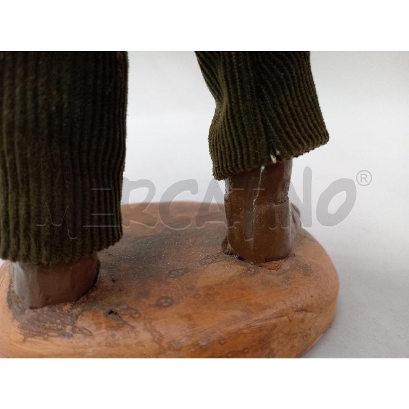 STATUINA SANTON PROVENZALE CON FALCE PIEDI INCOLLATI CM 28 | Mercatino dell'Usato Moncalieri bengasi 4