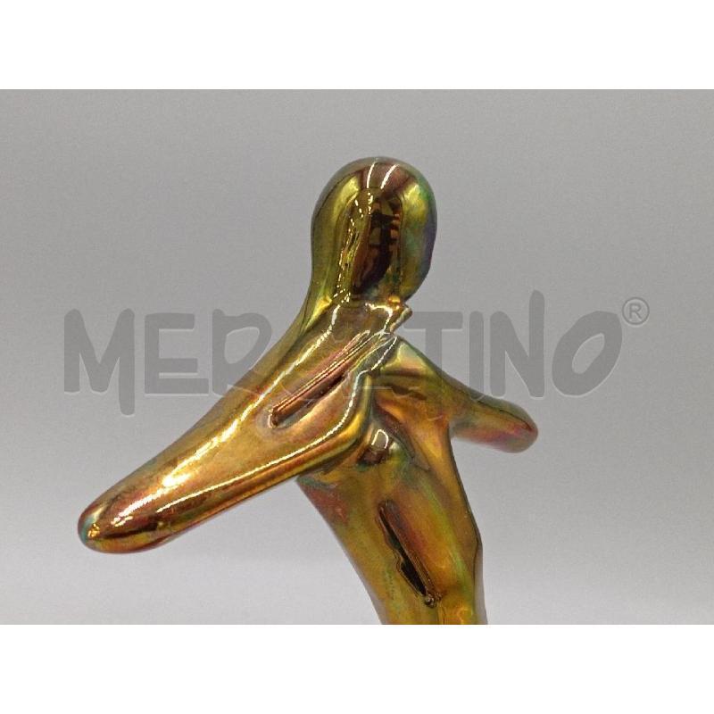 STATUINA  DONNA STILIZZATA GATTI FAENZA CM 27 | Mercatino dell'Usato Moncalieri bengasi 2