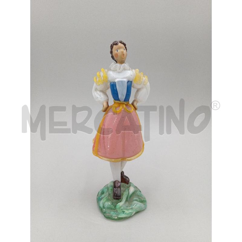 STATUINA  VETRO MURANO DAMA COSTUME TIPICO CM 20 | Mercatino dell'Usato Moncalieri bengasi 1