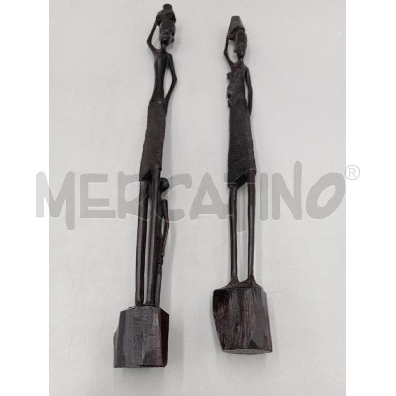 STATUINE TRIBALI COPPIA CON BIMBO  | Mercatino dell'Usato Moncalieri bengasi 1