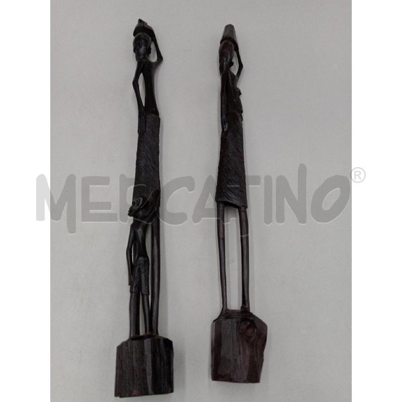 STATUINE TRIBALI COPPIA CON BIMBO  | Mercatino dell'Usato Moncalieri bengasi 2