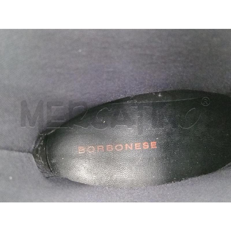STIVALETTI DONNA BORBONESE NERO CON LACCETTI | Mercatino dell'Usato Moncalieri bengasi 5