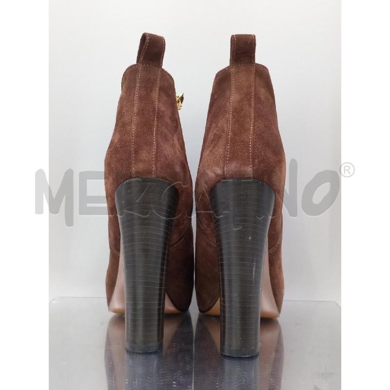 STIVALETTI DONNA ERRICO LUGANI MARRONE SCAMOSCIATO  | Mercatino dell'Usato Moncalieri bengasi 3