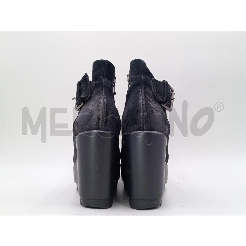 STIVALETTI DONNA JFK NERO CON ZEPPA | Mercatino dell'Usato Moncalieri bengasi 3