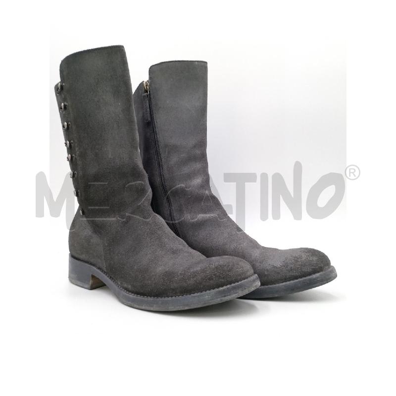 STIVALETTI DONNA SARTORE GRIGIO SCURO CON BORCHIETTE LATERALI | Mercatino dell'Usato Moncalieri bengasi 1