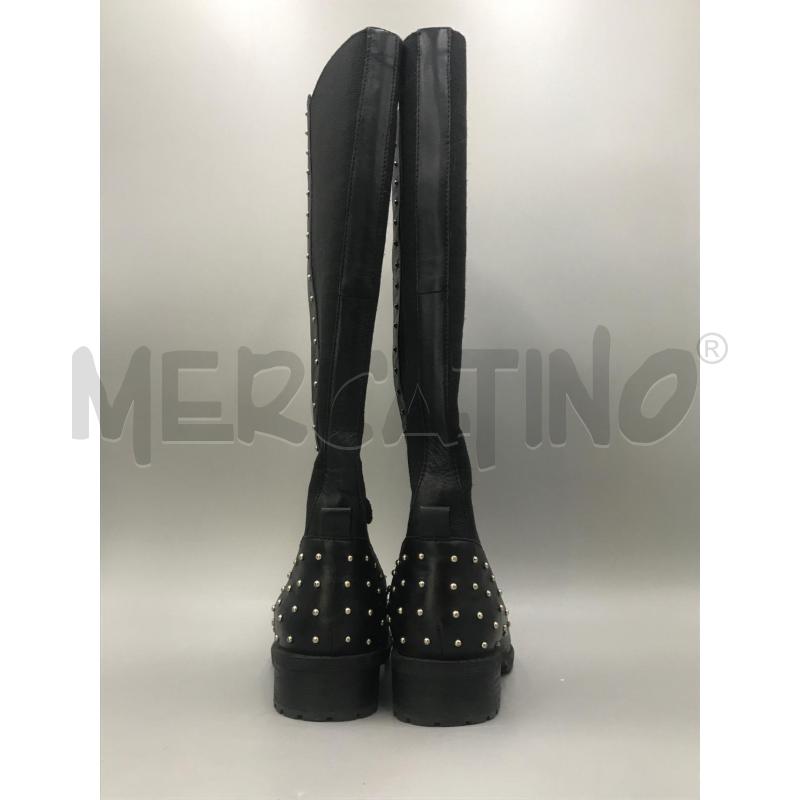STIVALI DONNA ARMANI JEANS NERI CON BORCHIETTE DOPPIO TESSUTO | Mercatino dell'Usato Moncalieri bengasi 3