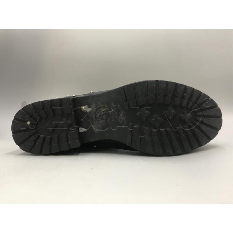 STIVALI DONNA ARMANI JEANS NERI CON BORCHIETTE DOPPIO TESSUTO | Mercatino dell'Usato Moncalieri bengasi 4