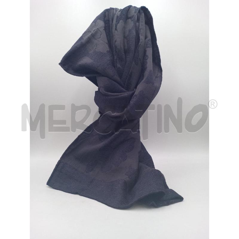 STOLA GIORGIO ARMANI NERA CON LUREX MISTO SETA | Mercatino dell'Usato Moncalieri bengasi 1