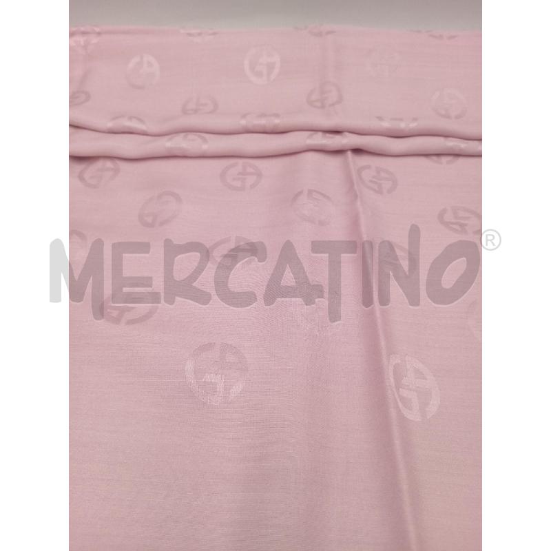 STOLA GIORGIO ARMANI ROSA SETA E LANA | Mercatino dell'Usato Moncalieri bengasi 3