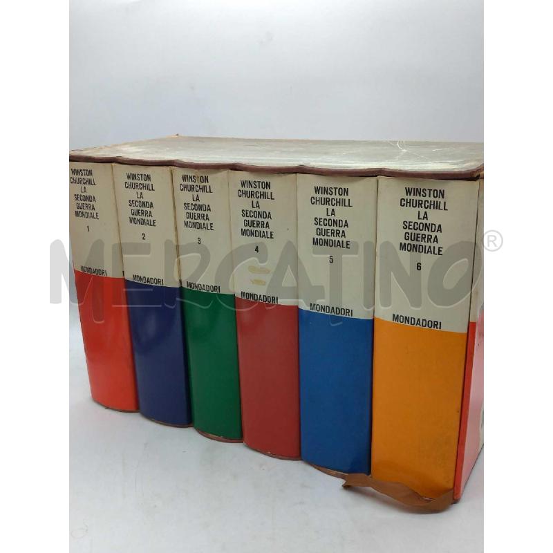STORIA LA SECONDA GUERRA MONDIALE WINSTON CHURCHILL MONDADORI VIII EDIZIONE 1963 | Mercatino dell'Usato Moncalieri bengasi 1
