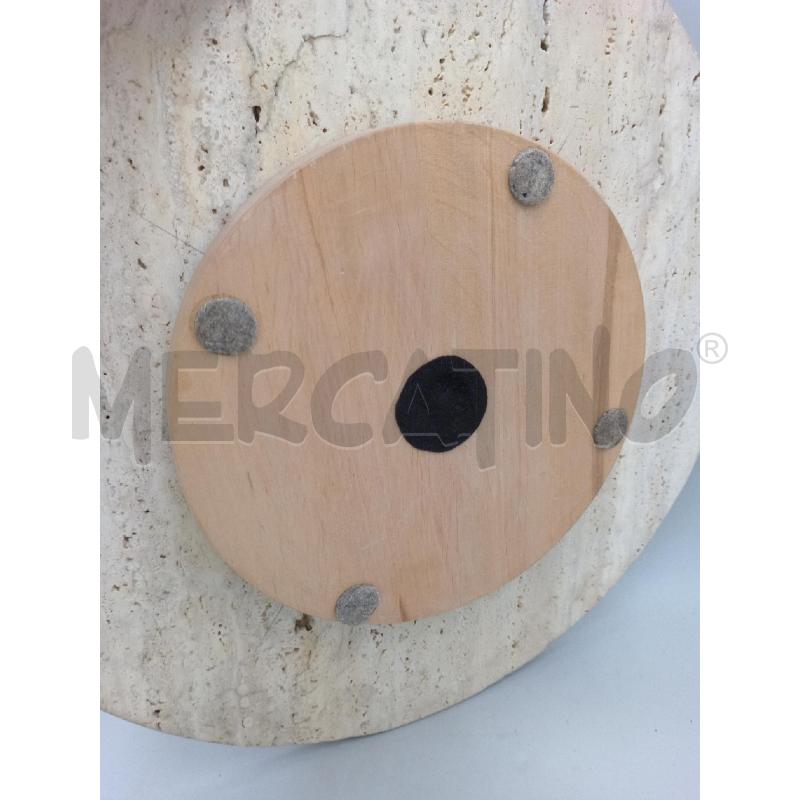 SUPPORTO GIREVOLE TRAVERTINO FROMAGES  DIAMETRO 45 | Mercatino dell'Usato Moncalieri bengasi 3