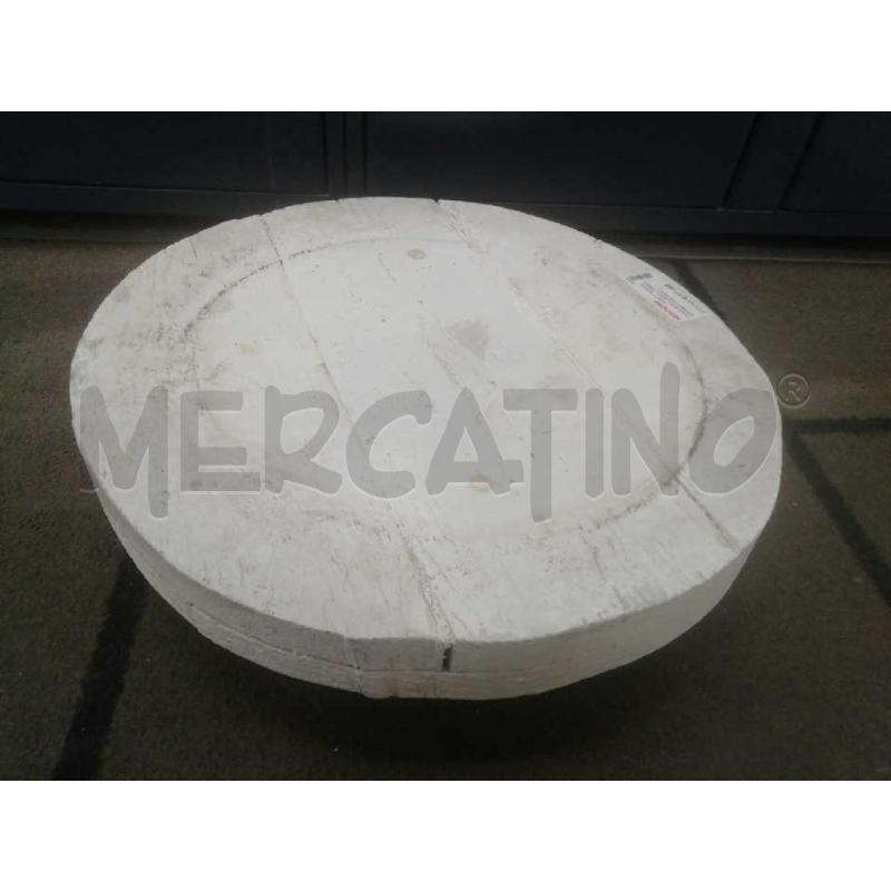 SUPPORTO LEGNO TONDO SHABBY C/ROTELLE  | Mercatino dell'Usato Moncalieri bengasi 2