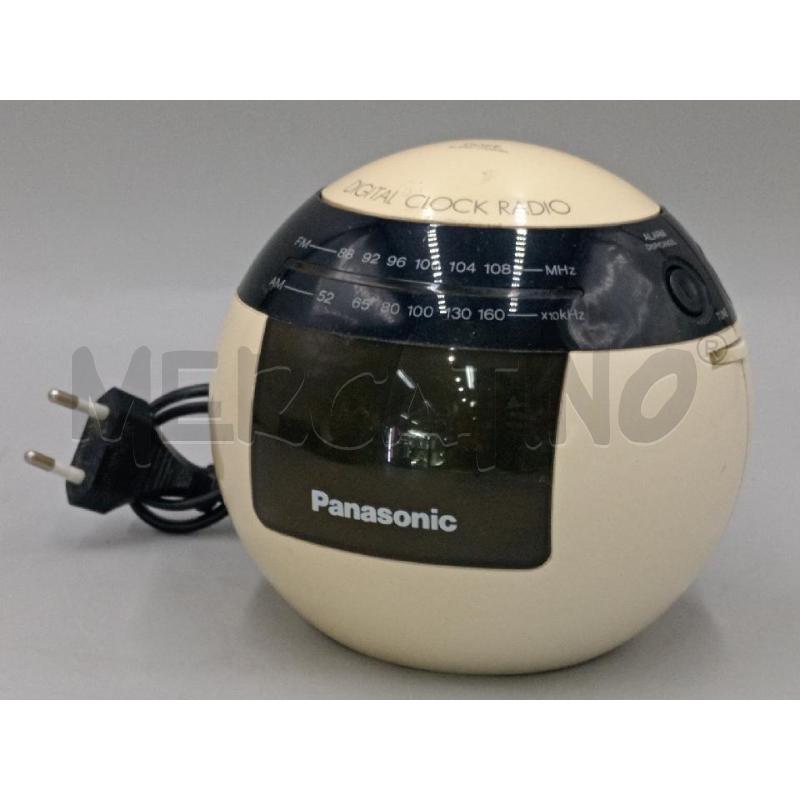 SVEGLIA DA TAVOLO SFERICA VINTAGE PANASONIC  | Mercatino dell'Usato Moncalieri bengasi 1