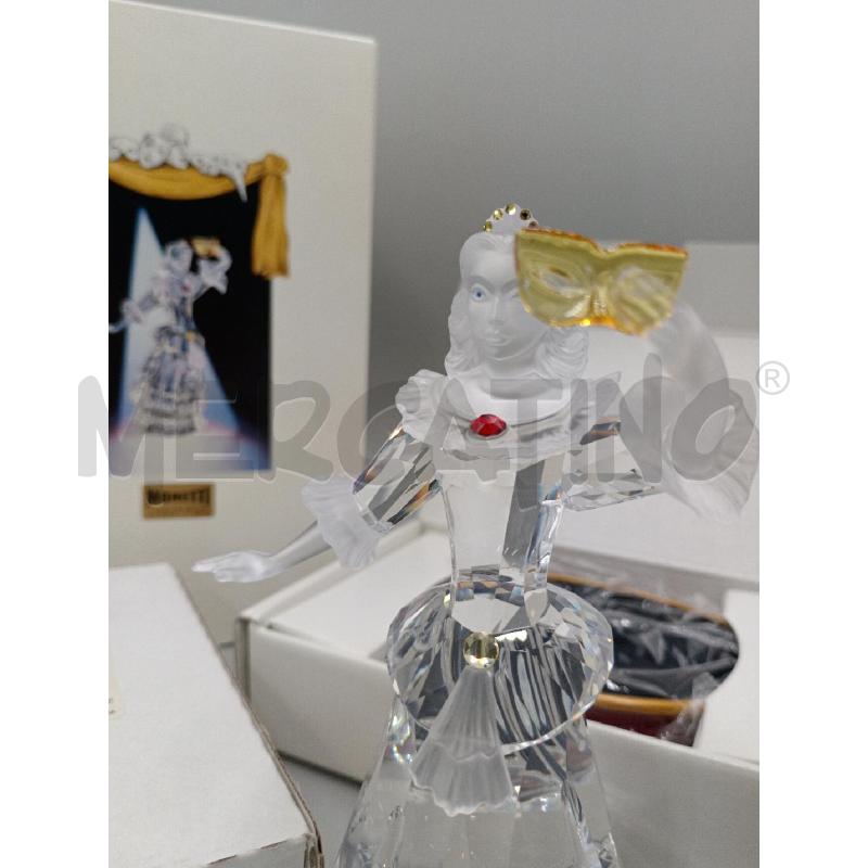 SWAROVSKI COLOMBINA 2000 SET CON STATUA MASCHERA E STAND  | Mercatino dell'Usato Moncalieri bengasi 2