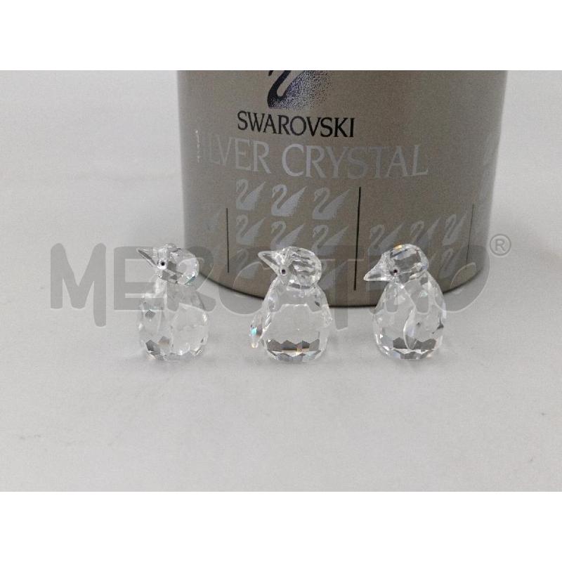 SWAROVSKI PINGUINI TRIS SWAROVSKI FIGURINES PENGUINS BABY CON SCATOLA | Mercatino dell'Usato Moncalieri bengasi 2