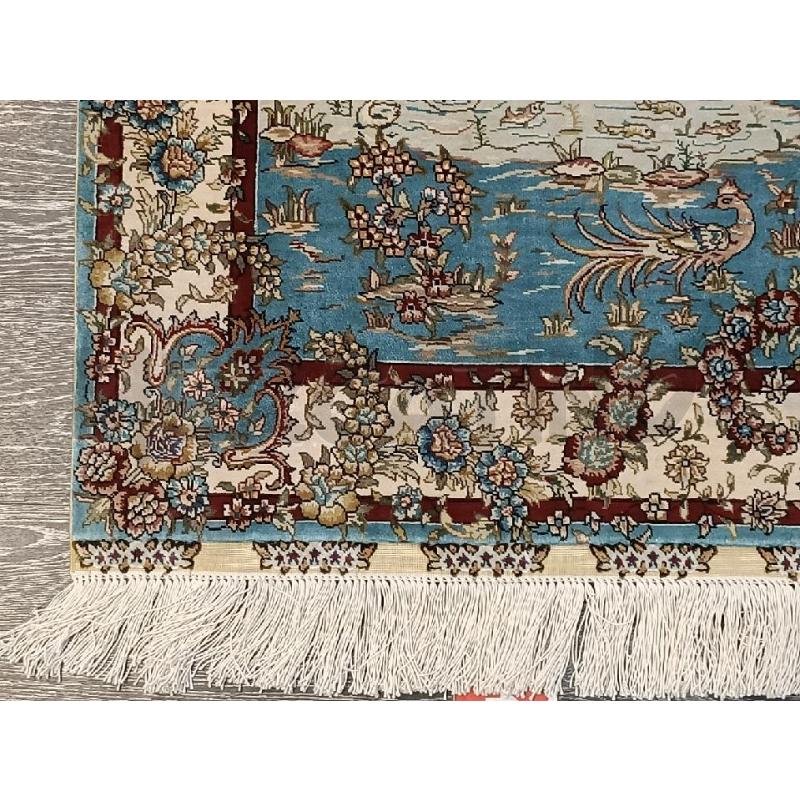 TAPPETO FIGURATIVO IRANIANO CM 62 X 93 | Mercatino dell'Usato Moncalieri bengasi 2