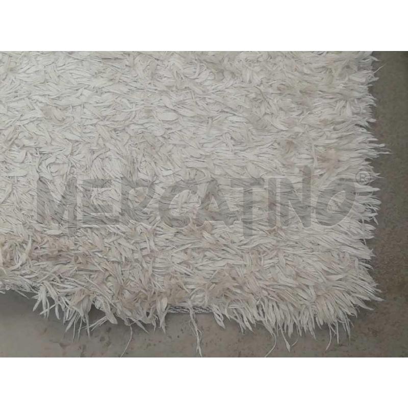 TAPPETO MAISONS DU MONDE PELOSONE BIANCO 140X200 CM  | Mercatino dell'Usato Moncalieri bengasi 3
