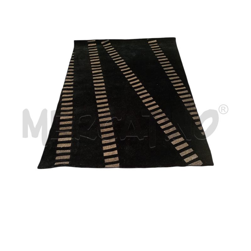 TAPPETO RENATO BALESTRA SWING BLACK 140 X 200 | Mercatino dell'Usato Moncalieri bengasi 1