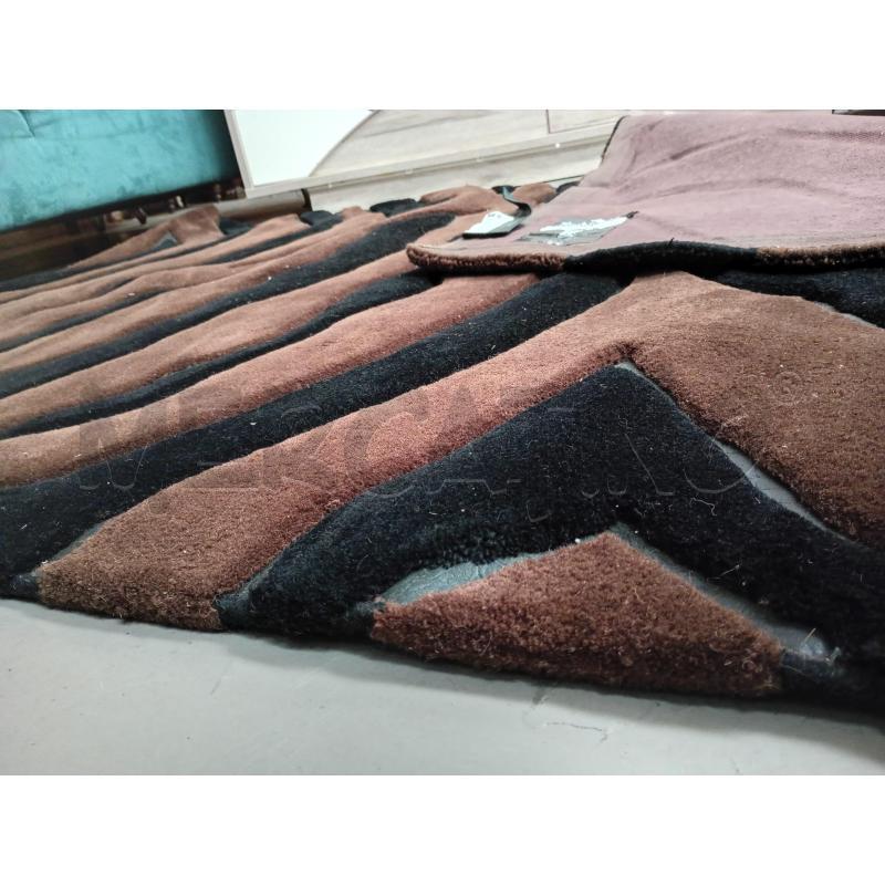 TAPPETO R BALESTRA NOVA BLACK BROWN 140 X 200 | Mercatino dell'Usato Moncalieri bengasi 3