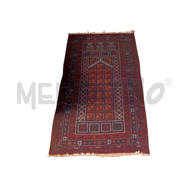 TAPPETO STOFFA DECORO GEOMETRICO FRANGE CORTE 140X85 CM  | Mercatino dell'Usato Moncalieri bengasi 4