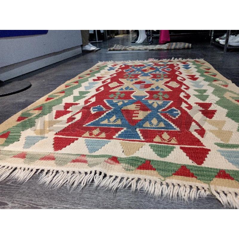 TAPPETO VINTAGE GEOMETRICO 170X108 | Mercatino dell'Usato Moncalieri bengasi 2