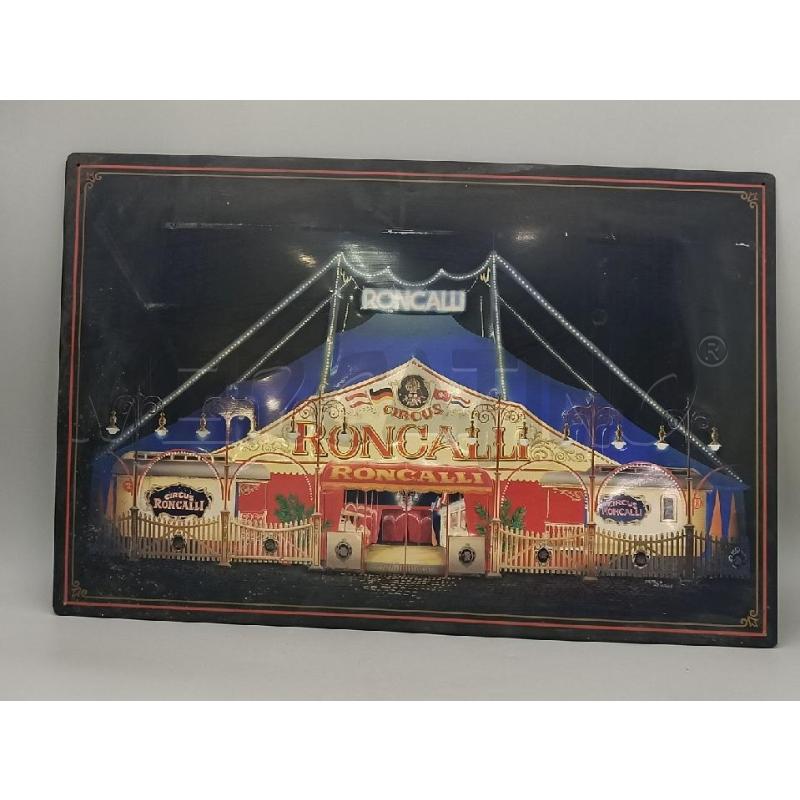 TARGA LATTA CIRCUS RONCALLI 60X40 | Mercatino dell'Usato Moncalieri bengasi 1