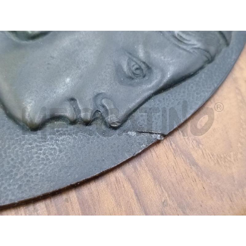 TARGA METALLO DANTE E BEATRICE C/PLACCA LEGNO   | Mercatino dell'Usato Moncalieri bengasi 5