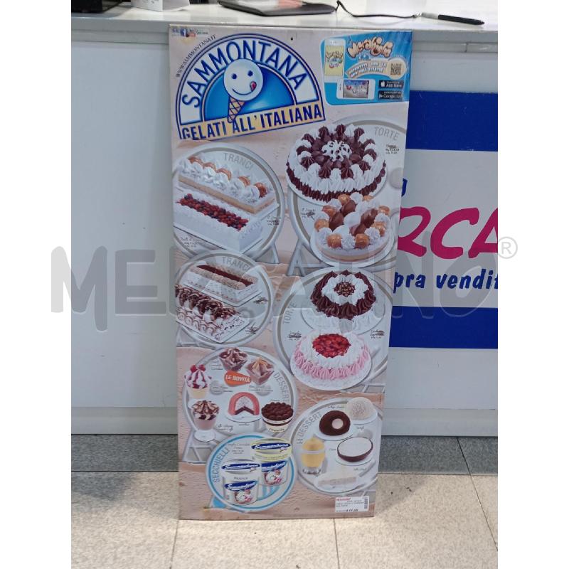 TARGA METALLO SAMMONTANA TORTE | Mercatino dell'Usato Moncalieri bengasi 1