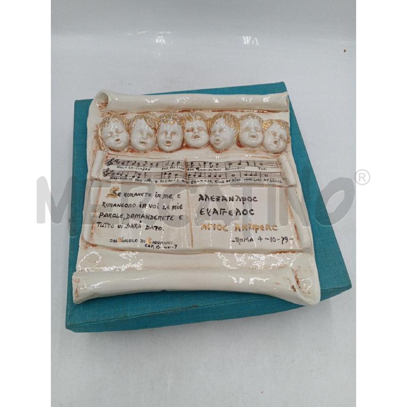 TARGA PUTTI CERAMICA 25X28 | Mercatino dell'Usato Moncalieri bengasi 1