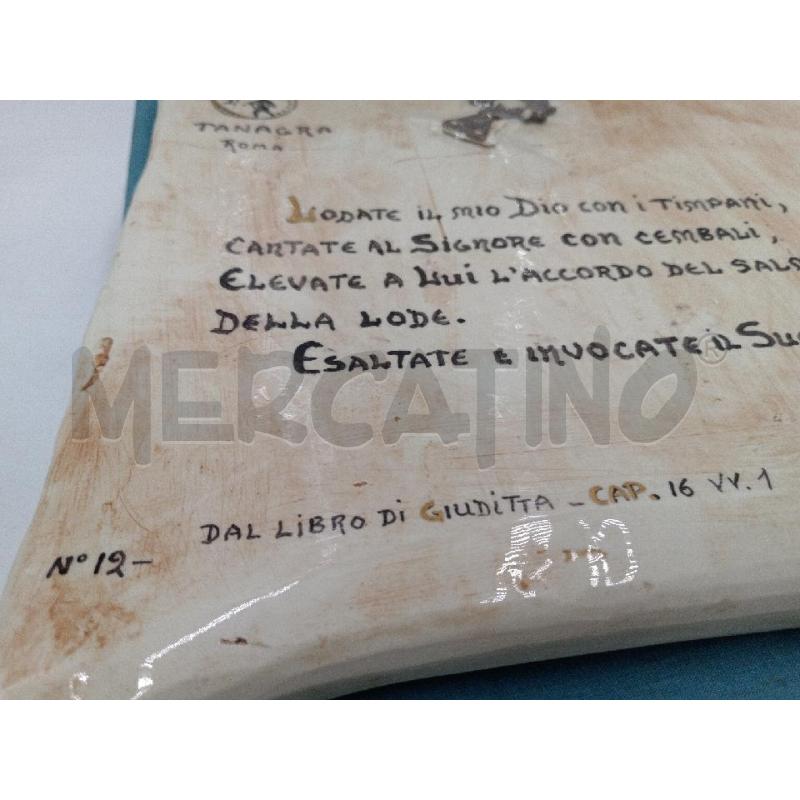 TARGA PUTTI CERAMICA 25X28 | Mercatino dell'Usato Moncalieri bengasi 5