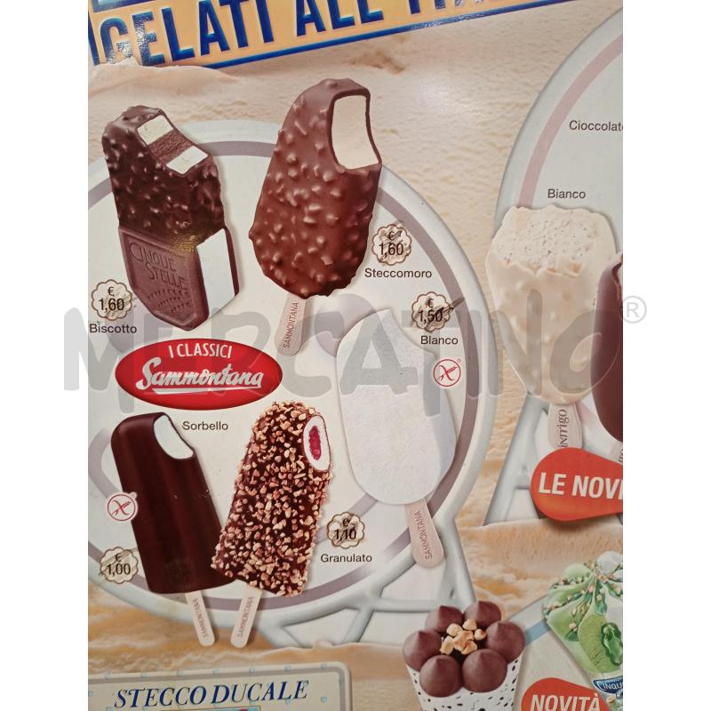 TARGA SAMMONTANA METALLO GELATI | Mercatino dell'Usato Moncalieri bengasi 4