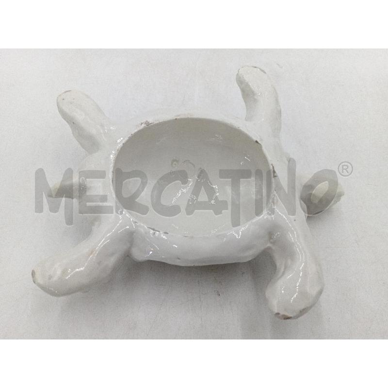 TARTARUGA CEAMICA BIANCA FIRMATA | Mercatino dell'Usato Moncalieri bengasi 4
