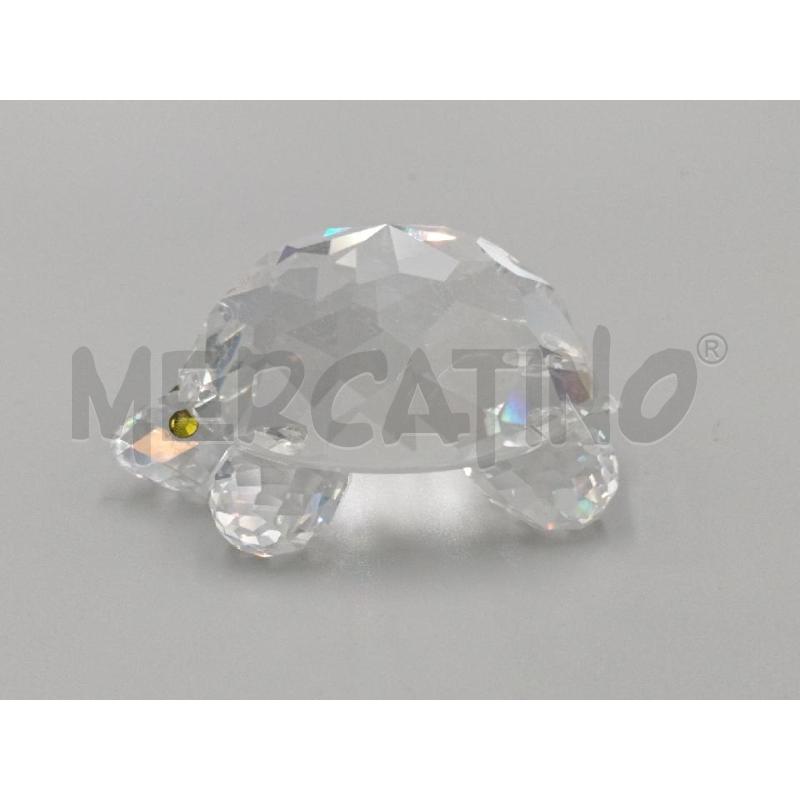 TARTARUGA CRISTALLO SWAROVSKI C/CODINA LEGGERMENTE SBECCATA  | Mercatino dell'Usato Moncalieri bengasi 1