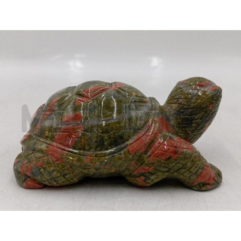 TARTARUGA DRAGO PIETRA VERDE MACCHIE ROSSE | Mercatino dell'Usato Moncalieri bengasi 2