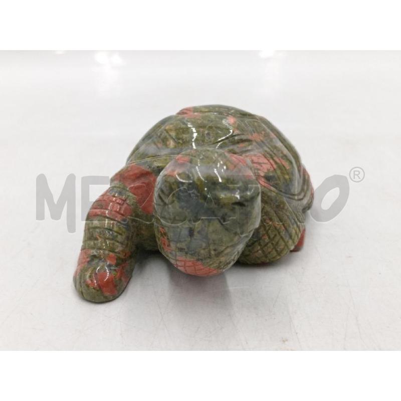 TARTARUGA DRAGO PIETRA VERDE MACCHIE ROSSE | Mercatino dell'Usato Moncalieri bengasi 4