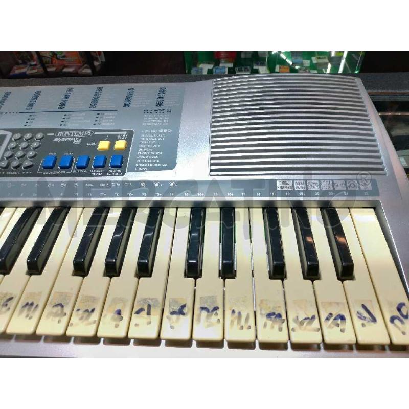 TASTIERA MUSICALE BONTEMPI SYSTEM 5 FUNZIONANTE CON ALIMENTATORE E LEGGIO  | Mercatino dell'Usato Moncalieri bengasi 4