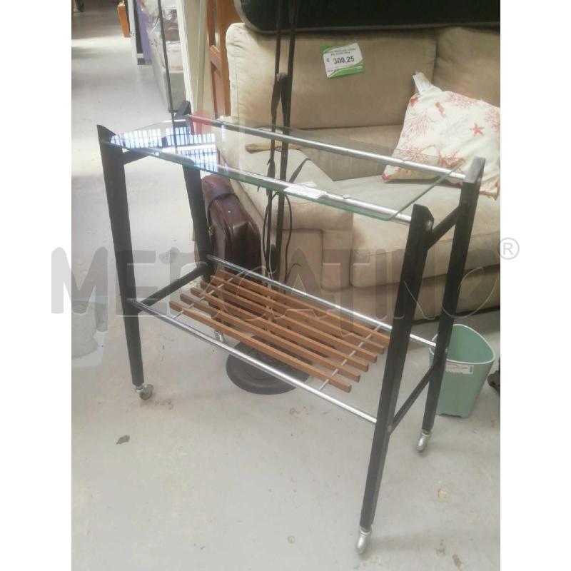 TAVOLINO CARRELLO PORTA TV MID CENTURY | Mercatino dell'Usato Moncalieri bengasi 1