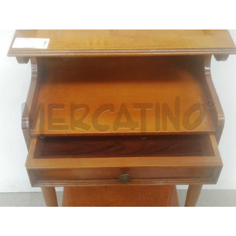 TAVOLINO DA INGRESSO CON CASSETTO E ALZATA LEGNO | Mercatino dell'Usato Moncalieri bengasi 2