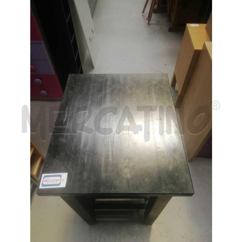 TAVOLINO LEGNO NERO CON 2 RIPIANI | Mercatino dell'Usato Moncalieri bengasi 5